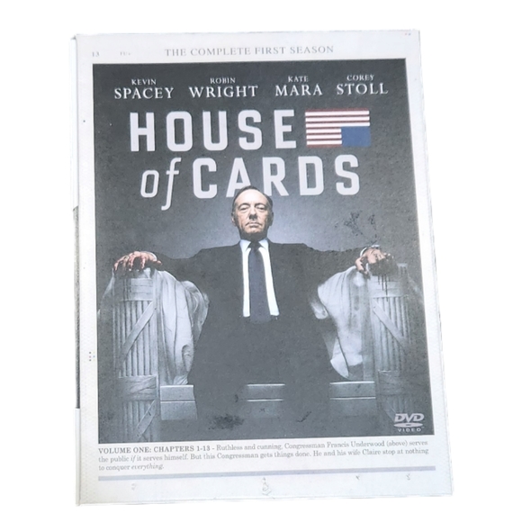 House of Cards ~ Complete 1st First Season 1.  4 Disc Set Mini Series - Picture 1 of 4